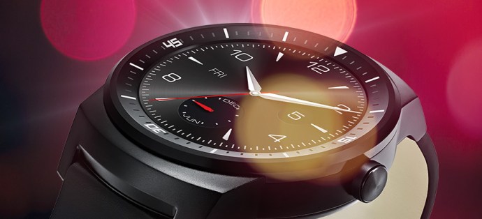 Ulasan LG G Watch R - dengan latar belakang berwarna