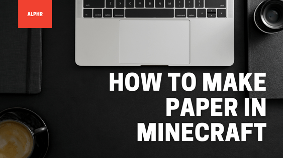 Minecraftで紙を作る方法