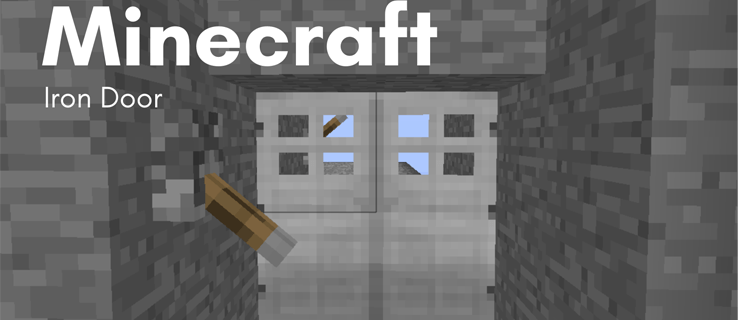 Как да отворите желязна врата в Minecraft