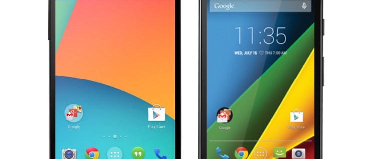 Nexus5と2014Moto G：Androidスマートフォンのコストパフォーマンスに見合う最高の価値は何ですか？