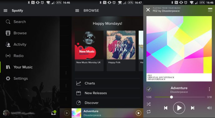 最高のAndroidアプリ2015-Spotify