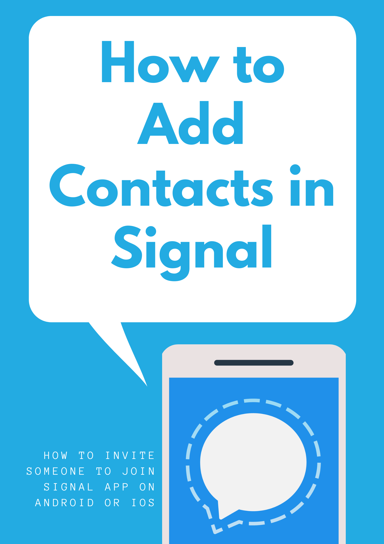 Signalに連絡先を追加する方法
