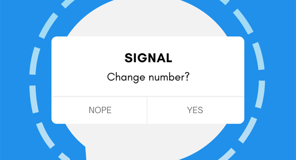 Signalで電話番号を変更する方法