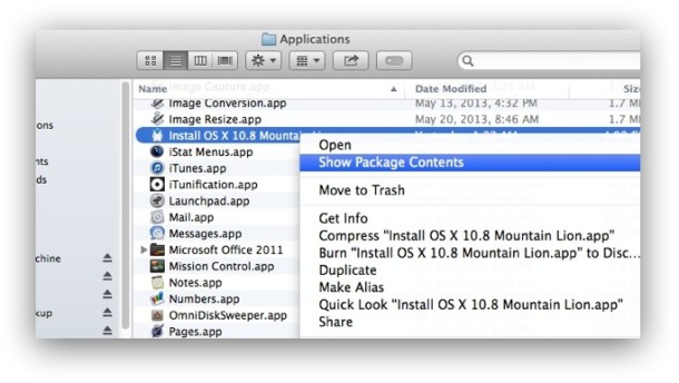 Buat Penginstal OS X