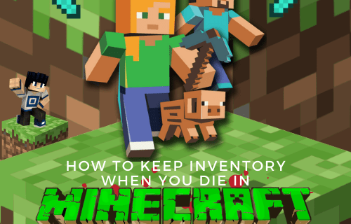 Minecraftで死んだときに在庫を保持する方法