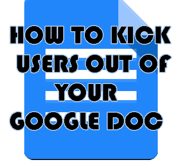 Cara Menghalau Seseorang dari Google Doc