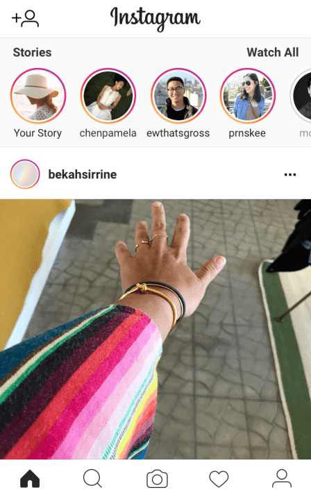 Истории в Instagram