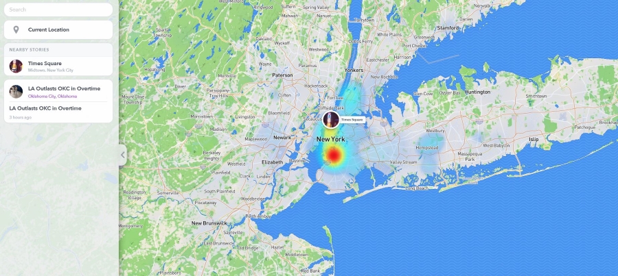 Колко често се актуализира картата Snapchat?